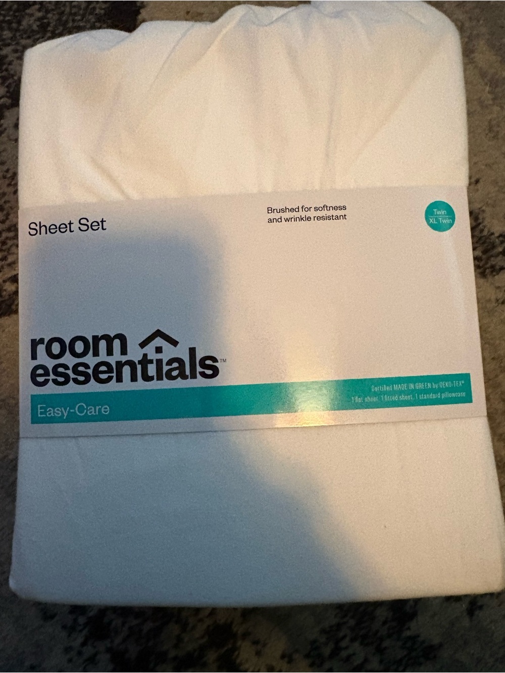 Room Essentials White Easy-Care Sheet Set - Classic White Twin/Twin XL